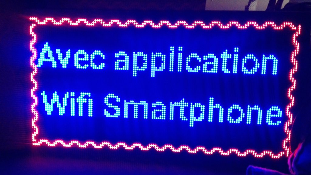 animation possible sur le panneau dynamique